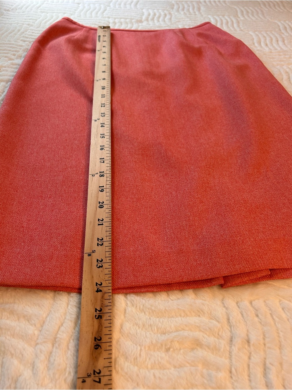 Le Suit Coral Pencil Skirt Herringbone Soft Jacquard Blazer Lined Notch Collar - Picture 9 of 16
